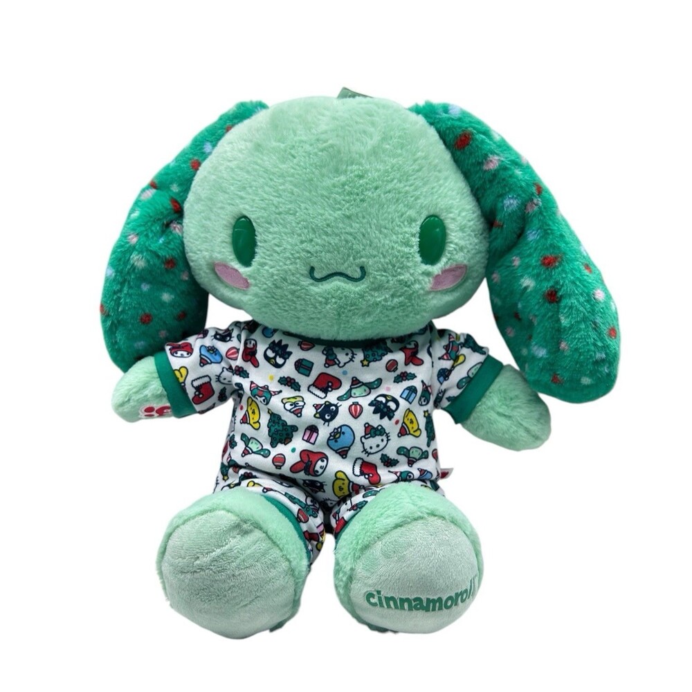 Build A Bear Sanrio Cinnamoroll Holiday Evergreen Christmas Plush Hello Kitty